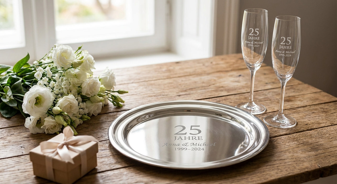 Geschenk 25 Hochzeitstag mit Gravur: Top-Picks 2026
