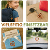 Keychain Cross in Heart Made of Olive Wood