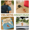 Schlüsselanhänger Kreuz in Engel-Form