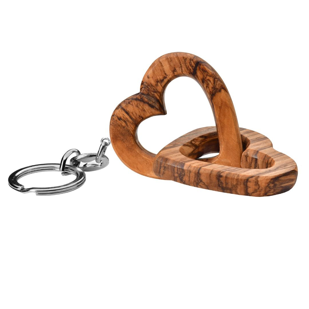 Keychain Connected Hearts