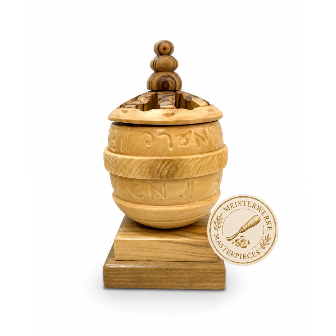 Liahona – Handcrafted Olive Wood Sculpture from Bethlehem
