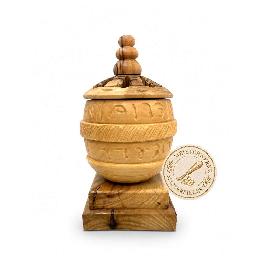 Liahona – Handcrafted Olive Wood Sculpture from Bethlehem