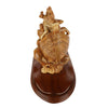 Hand-Carved Boat Scene “Jesus calms the storm” – Exclusive Olive Wood Sculpture from Bethlehem (36 cm)