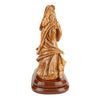 Handgeschnitzte Heilige Familie aus Olivenholz – Exklusive Holzskulptur aus Bethlehem (35 cm)