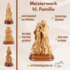 Handgeschnitzte Heilige Familie aus Olivenholz – Exklusive Holzskulptur aus Bethlehem (35 cm)