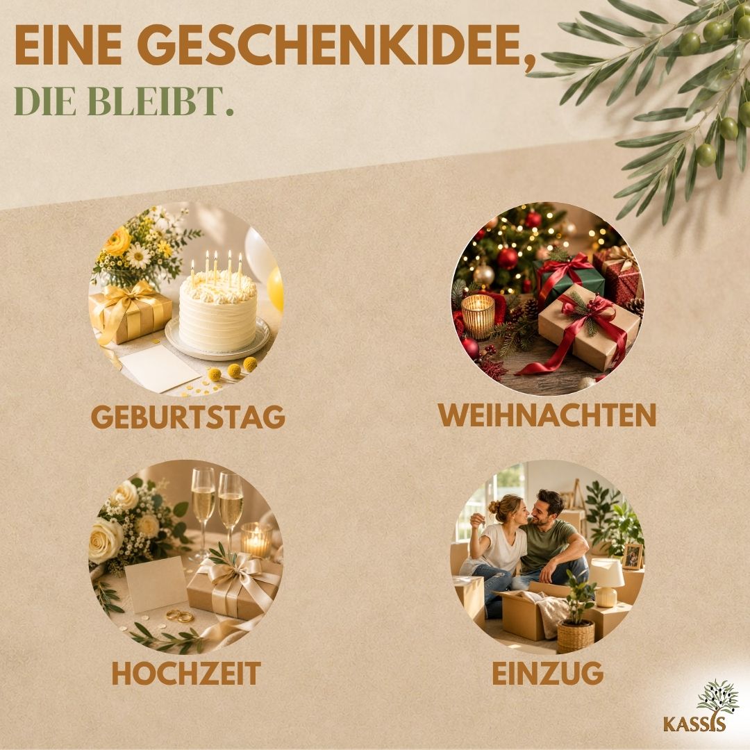 Massives Frühstücks- & Servierbrett aus Olivenholz