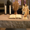 Handgeschnitzte Jesus-Statue aus Olivenholz – Exklusive Christusfigur aus Bethlehem (39 cm)