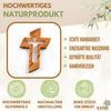 Olivenholz Wandkreuz mit dem Auferstandenen Jesus