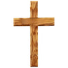 Schlichtes Wandkreuz aus Olivenholz