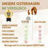 Osterdeko Osterhase im Ei Tischdeko Olivenholz