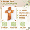 Olivenholz Wandkreuz mit Herz