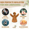 Schutzengel Handschmeichler Glücksbringer aus Olivenholz als Geschenk mit Spruch "Lieblingsmensch"