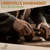 Schutzengel Handschmeichler Glücksbringer aus Olivenholz als Geschenk mit Spruch "Lieblingsmensch"