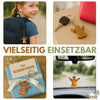 Schlüsselanhänger Handschmeichler Schutzengel aus Olivenholz