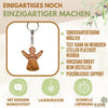 Personalised Keychain Hand Flatterer Guardian Angel