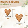 Heart Gift Olive Wood Hand Flatterer Lucky Charm
