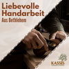 Heilige Familie mit Jesuskind – Handgeschnitzte Olivenholzskulptur aus Bethlehem (28 cm)