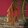 Weihnachtsdeko Baumschmuck Krippe 3er Set Tannenbaum Anhänger - ohne Rinde