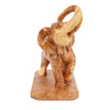 Hand-Carved Olive Wood Elephant – Exclusive Wooden Sculpture from Bethlehem (20 cm)