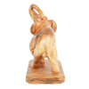 Hand-Carved Olive Wood Elephant – Exclusive Wooden Sculpture from Bethlehem (20 cm)